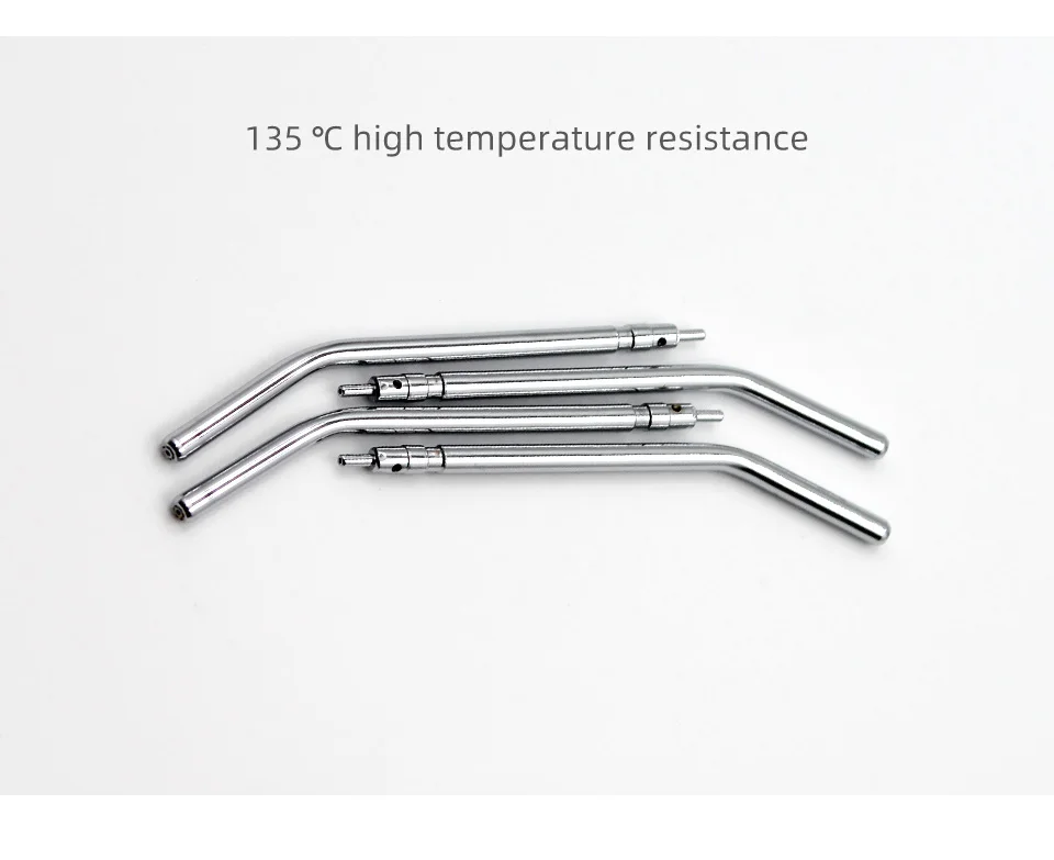 10pcs Dental 3 Way Syringe Tips Air Water Spray Triple Syringe for 3 Way Tube Stainless Steel Syringe Spray Nozzles Tips