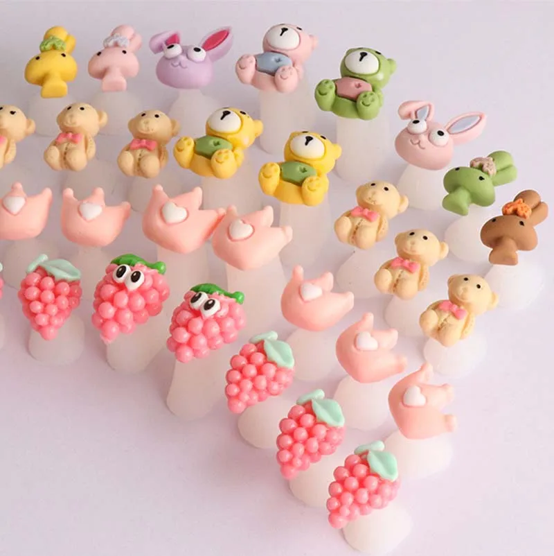 8Pcs Candy Silicone Toe Separator Foot Finger Divider Form Manicure Pedicure Care Nail Art Tool Daisy Flower Holder Accessory