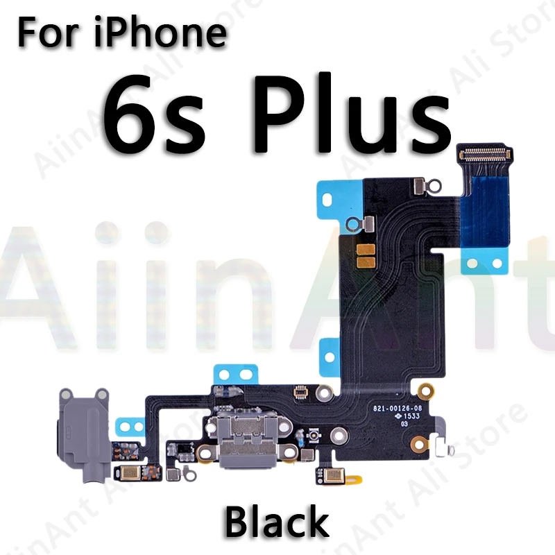 AiinAnt USB Charging Port Charger Dock Connector Charging Flex Cable For iPhone 6 6s Plus 5S SE 2020 2022 Phone Repair Parts