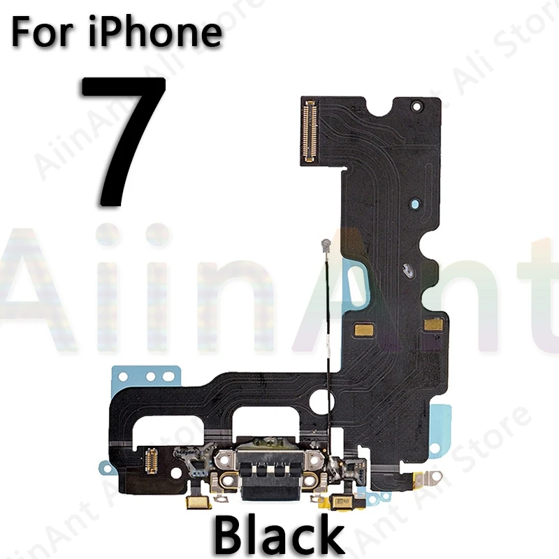 AiinAnt USB Charging Port Charger Dock Connector Charging Flex Cable For iPhone 6 6s Plus 5S SE 2020 2022 Phone Repair Parts
