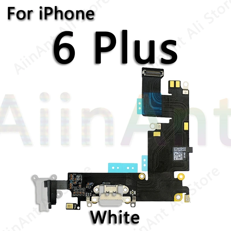 AiinAnt USB Charging Port Charger Dock Connector Charging Flex Cable For iPhone 6 6s Plus 5S SE 2020 2022 Phone Repair Parts