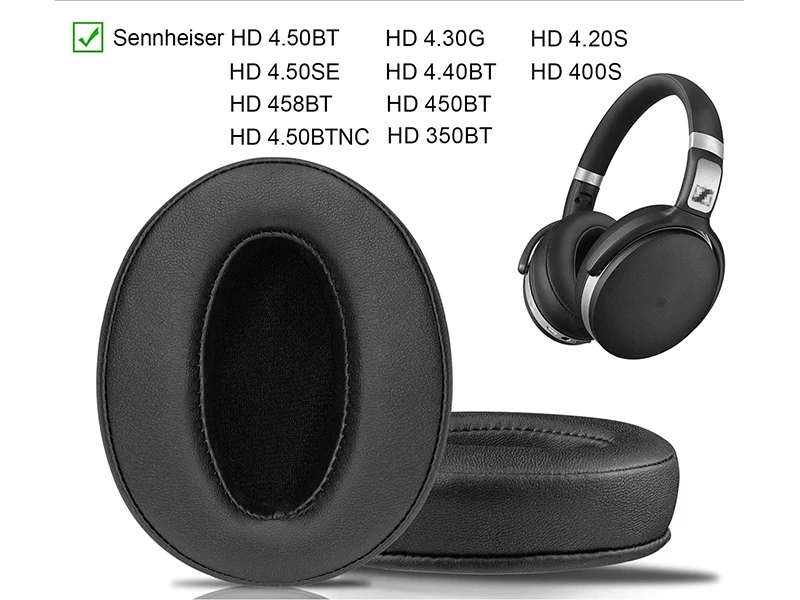 KUTOU Replacement Earpads For Sennheiser HD 4.50BT HD4.50BTNC Headphones Ear Pads HD 450BT 4.40BT HD4.40BT Earpads Ear Cushions