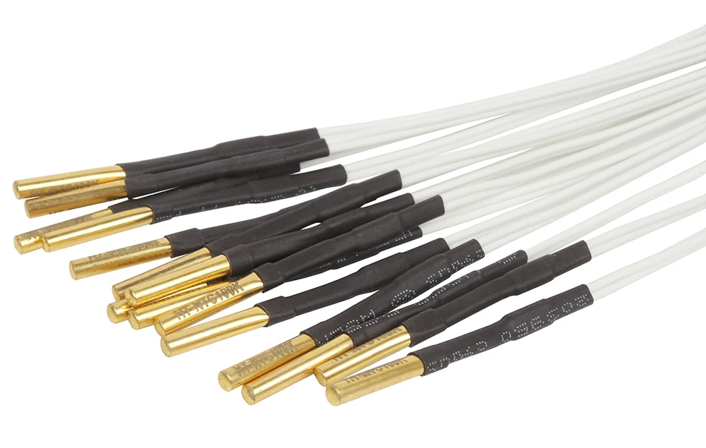 3D printer 3d parts HT-100K ntc thermistor Temperature Sensor 100K Ohm NTC 3950 with Cable for High Temperature Filament 1/2M