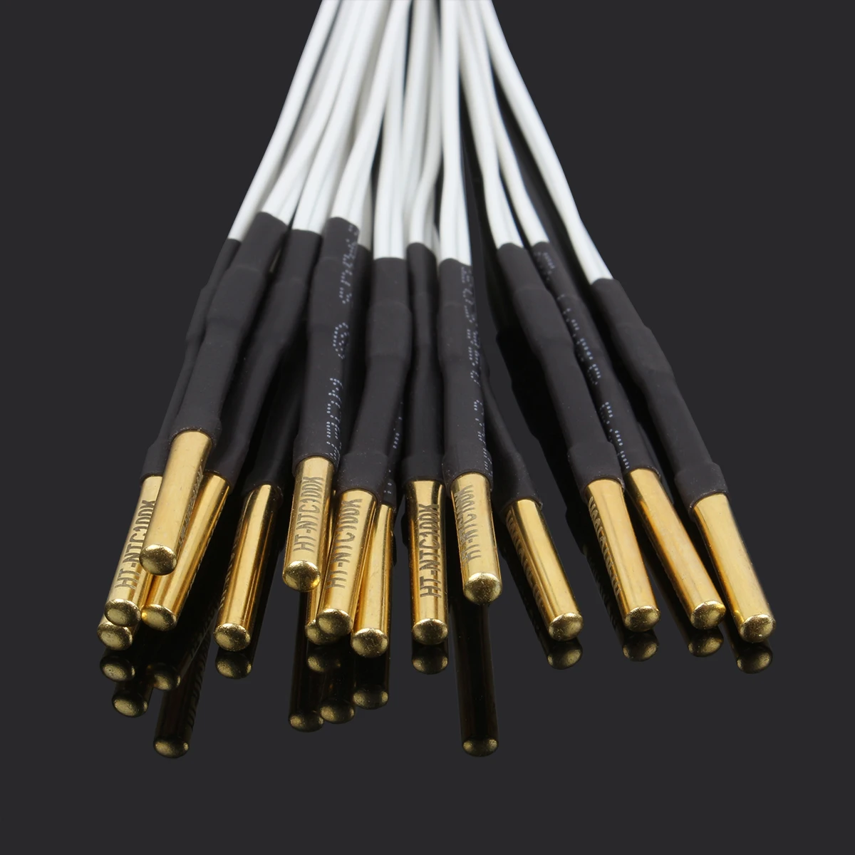 3D printer 3d parts HT-100K ntc thermistor Temperature Sensor 100K Ohm NTC 3950 with Cable for High Temperature Filament 1/2M