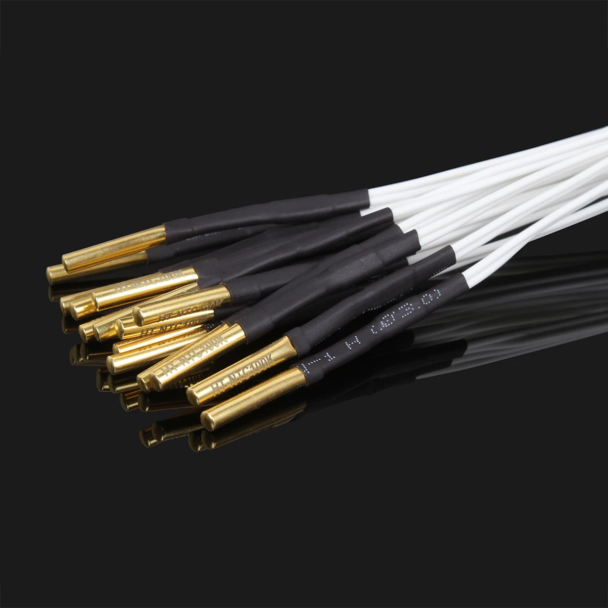 3D printer 3d parts HT-100K ntc thermistor Temperature Sensor 100K Ohm NTC 3950 with Cable for High Temperature Filament 1/2M