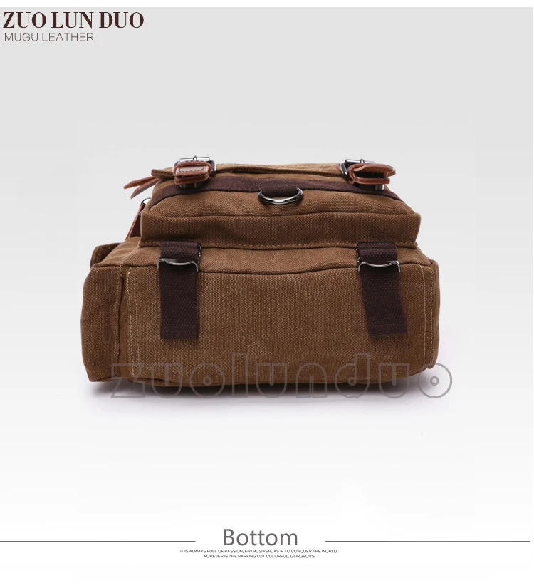 New Small Canvas Backpack Men Travel Back Pack Multifunctional Shoulder Bag for Women Laptop Rucksack School Bags Female Daypack