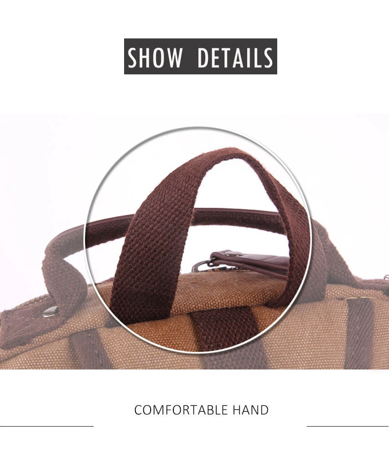 New Small Canvas Backpack Men Travel Back Pack Multifunctional Shoulder Bag for Women Laptop Rucksack School Bags Female Daypack