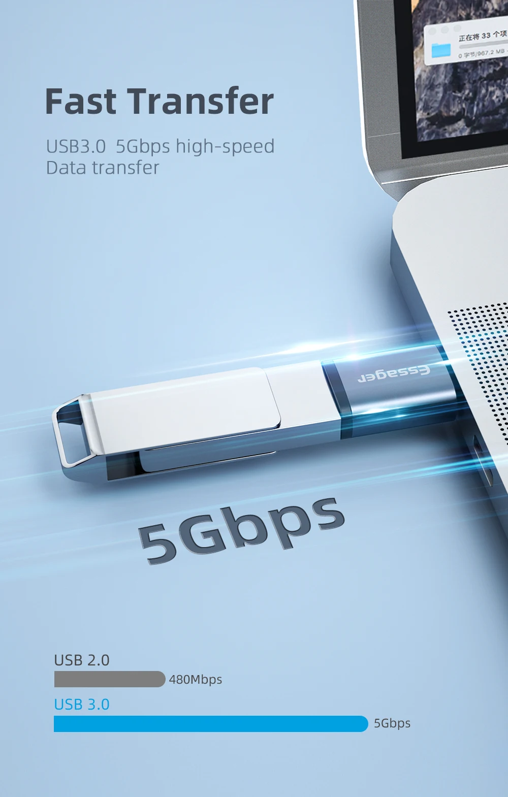 Essager USB 3.0 Type-C OTG Adapter Type C USB C Male To USB Female Converter For Macbook Xiaomi Samsung S20 USBC OTG Connector