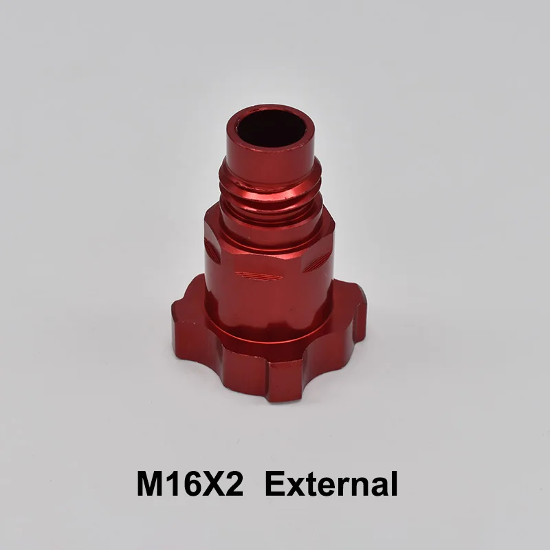 New Spray Gun Cup Adapter Paint Spray Gun Connector For Spray Paint Gun Disposable Measuring Cup Red Quick Connector