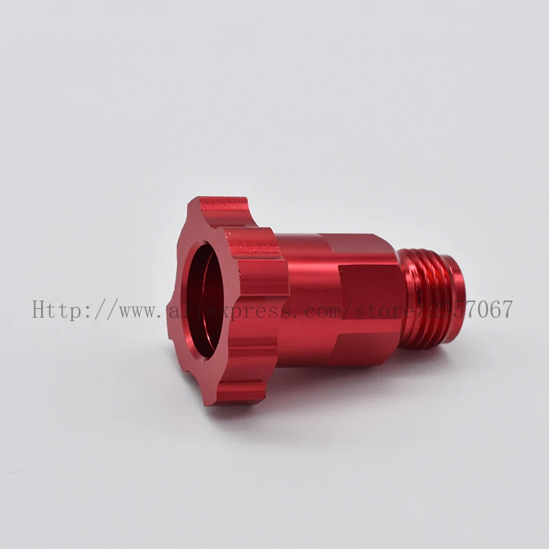 New Spray Gun Cup Adapter Paint Spray Gun Connector For Spray Paint Gun Disposable Measuring Cup Red Quick Connector