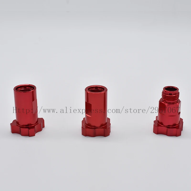 New Spray Gun Cup Adapter Paint Spray Gun Connector For Spray Paint Gun Disposable Measuring Cup Red Quick Connector