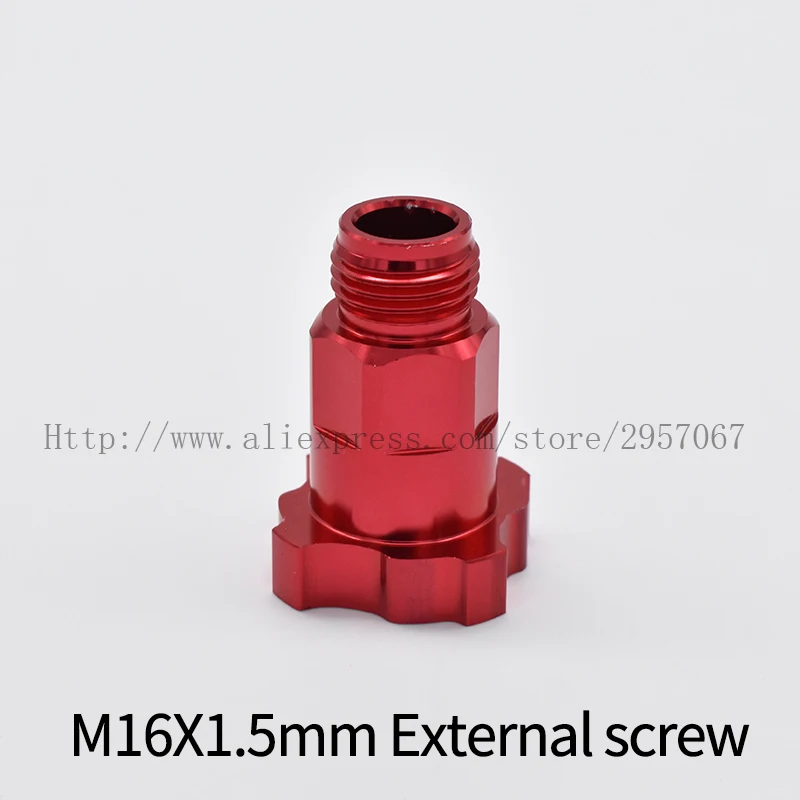 New Spray Gun Cup Adapter Paint Spray Gun Connector For Spray Paint Gun Disposable Measuring Cup Red Quick Connector