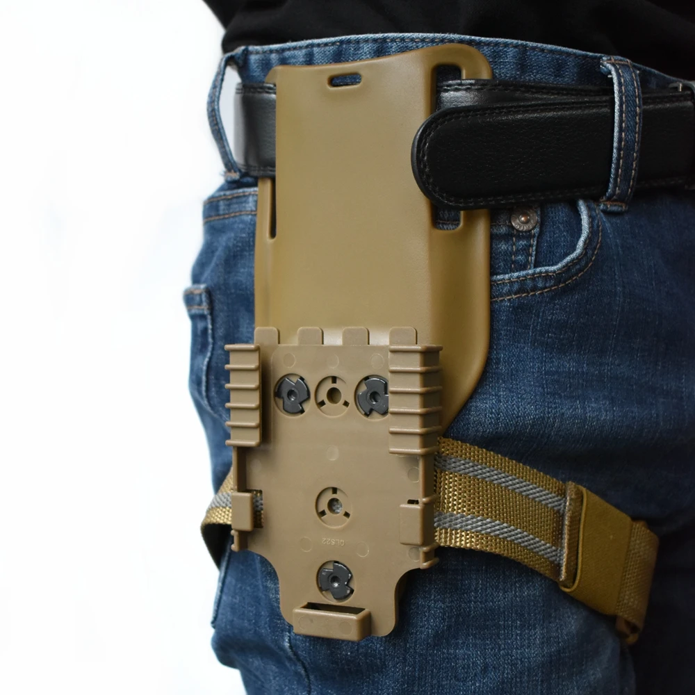 Quick Locking System Kit, QLS 19 22, Mid-low Belt Loop, Thigh Leg Strap, Tactical Gun Holster Attachment Drop Leg Platform