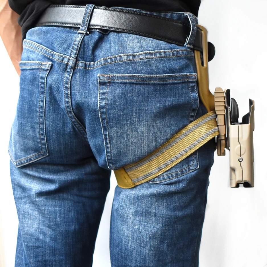 Quick Locking System Kit, QLS 19 22, Mid-low Belt Loop, Thigh Leg Strap, Tactical Gun Holster Attachment Drop Leg Platform