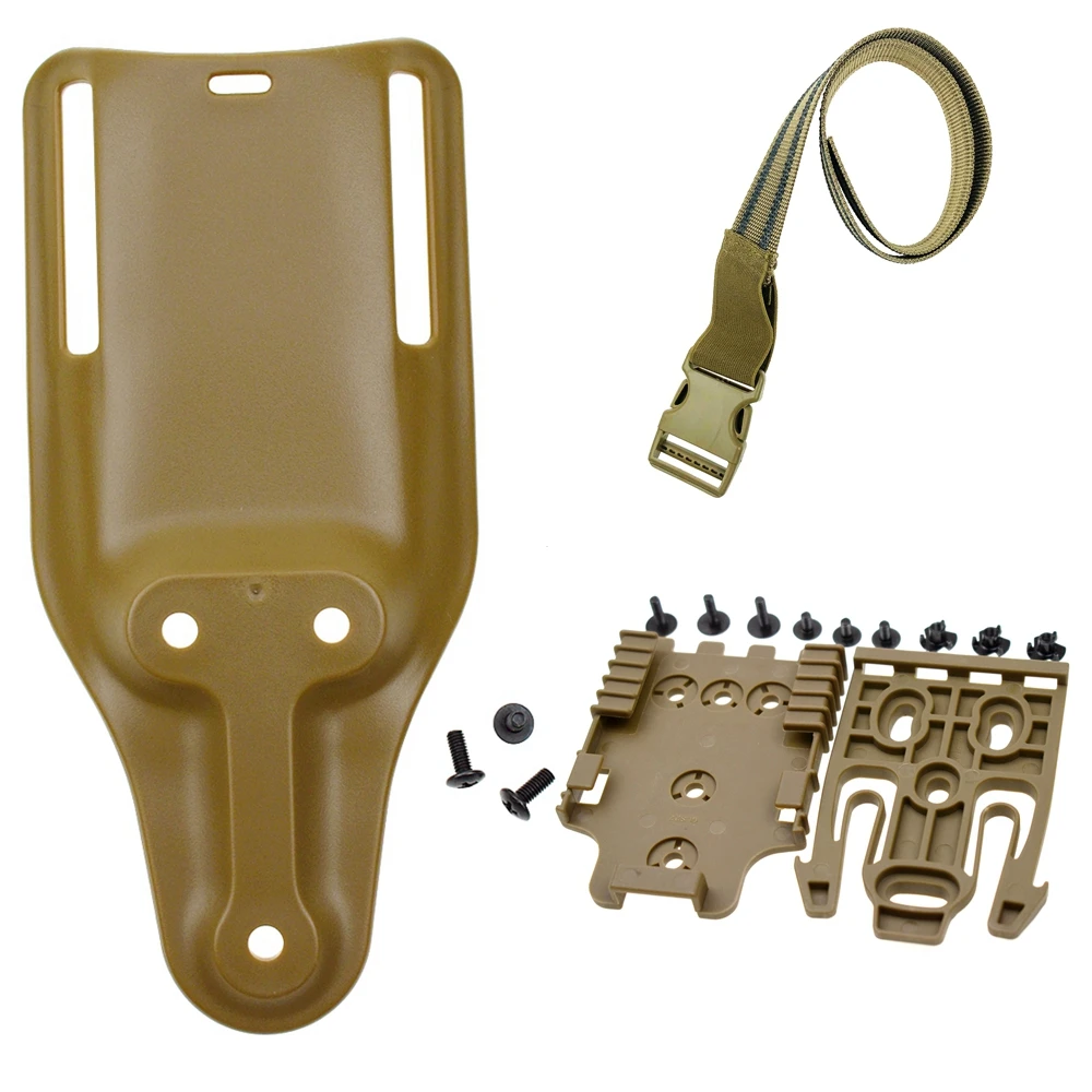 Quick Locking System Kit, QLS 19 22, Mid-low Belt Loop, Thigh Leg Strap, Tactical Gun Holster Attachment Drop Leg Platform