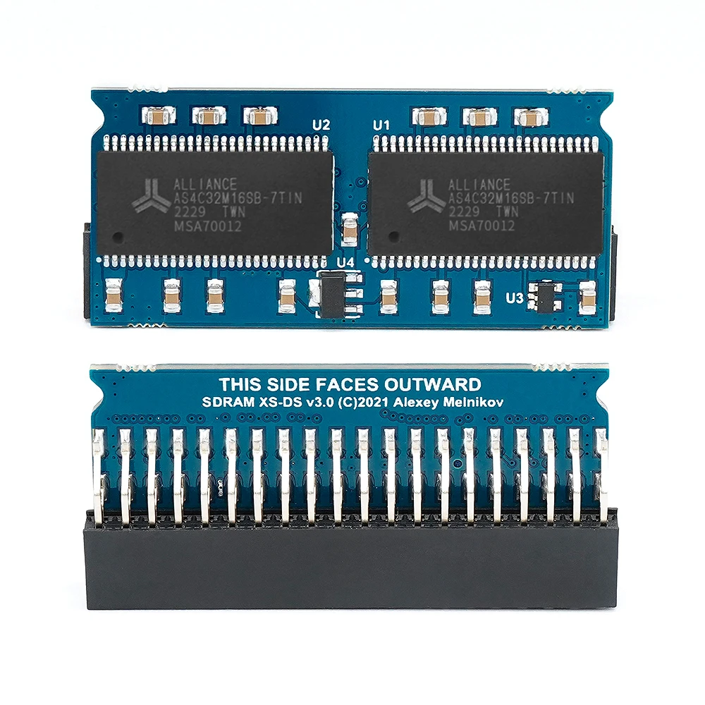 RetroScaler MisTer SDRAM 32MB(v2.2)/128MB(v3.0) Manual Welding Extra Slim Board for MisTer FPGA DE10-Nano