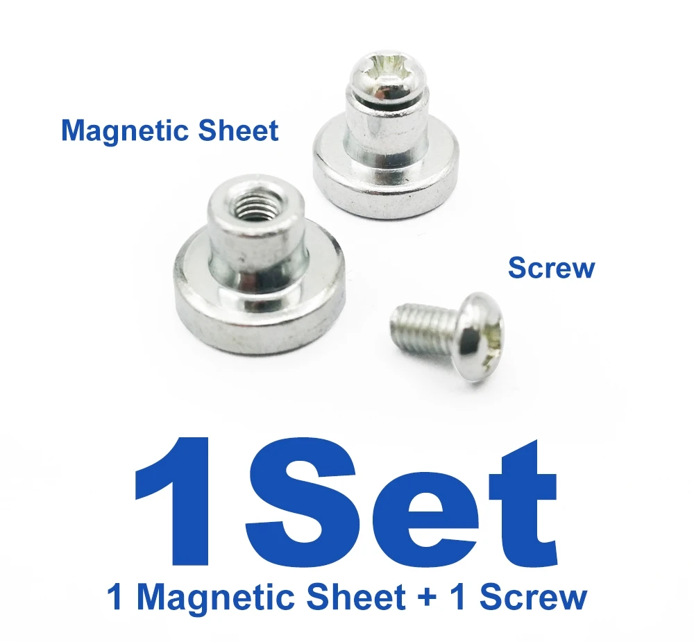 10Sets/lot M3 H:8-10 mm Magnet Column Magnetic Screw For LED Ceiling Light Mounting Cylinders Magnet Kits Of Lamp Fitting Plate