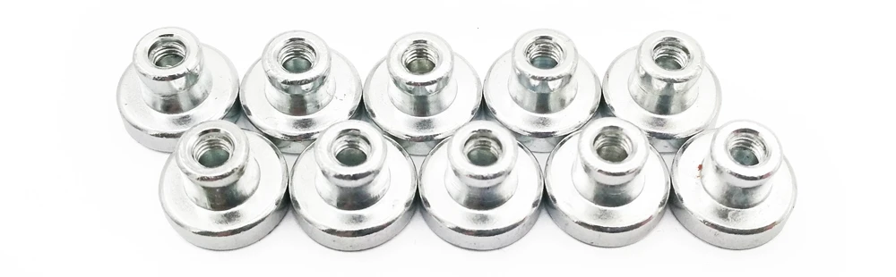 10Sets/lot M3 H:8-10 mm Magnet Column Magnetic Screw For LED Ceiling Light Mounting Cylinders Magnet Kits Of Lamp Fitting Plate