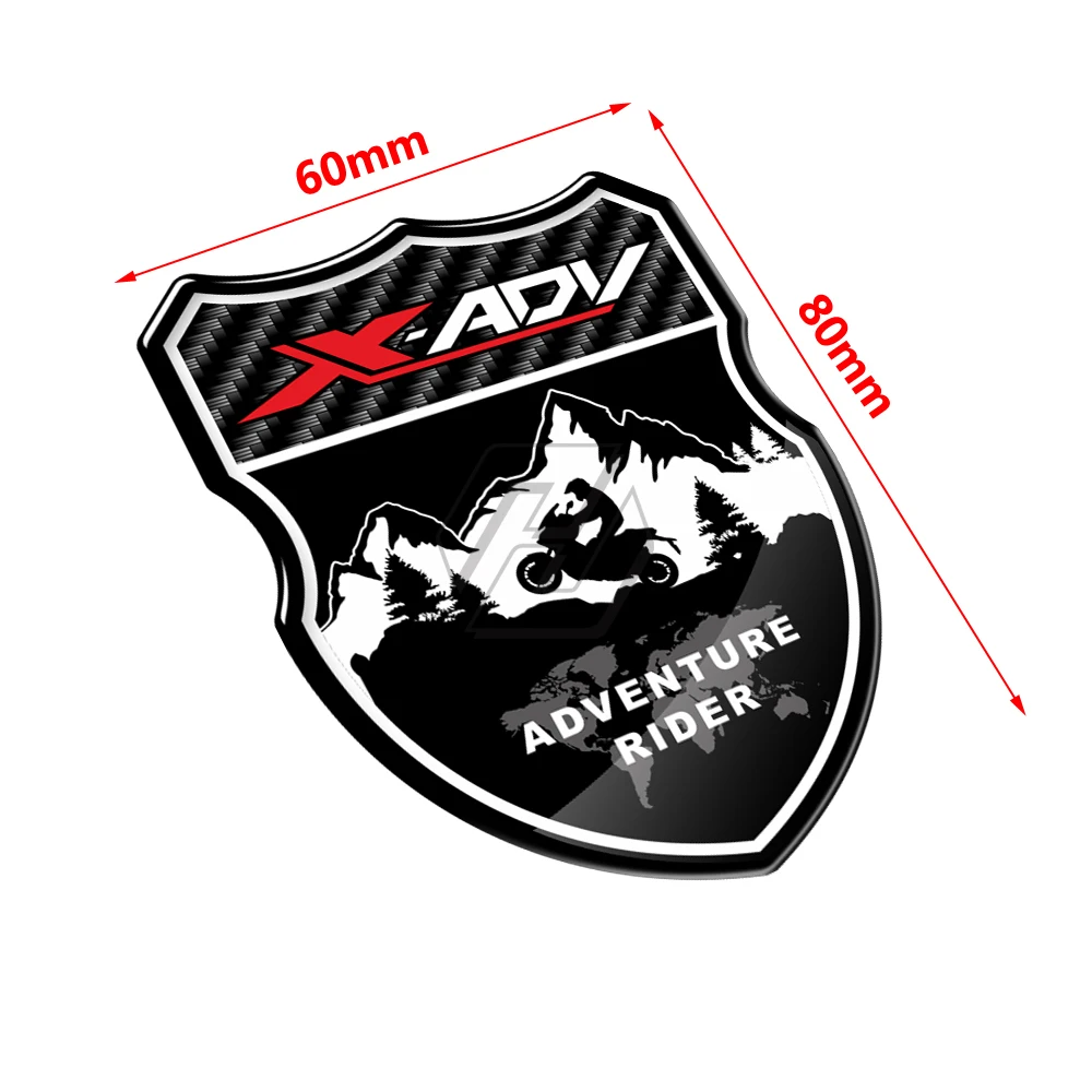 3D Motorcycle Sticker Case for HONDA X-ADV XADV 150 250 300 750 Adventure Rider Decals