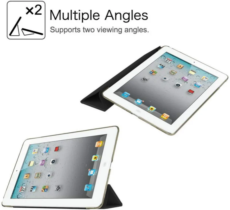 Case Cover For iPad Mini 1 2 3 4 5 2019 A1432 Lightweight Slim Shell Capa PU Leather Cover iPad Mini 6 7 8.3 2021 2024 A17 Case