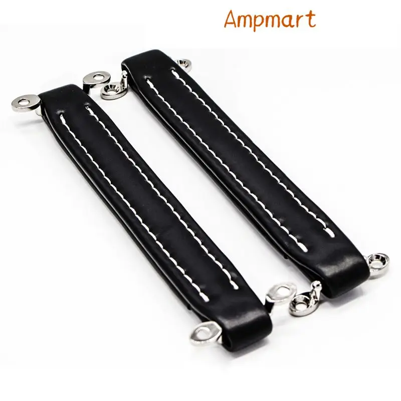 Guitar Amplifier Handles Vintage Style Leather Handles for Guitar Wood Cabinets Hardware Handles 1PC