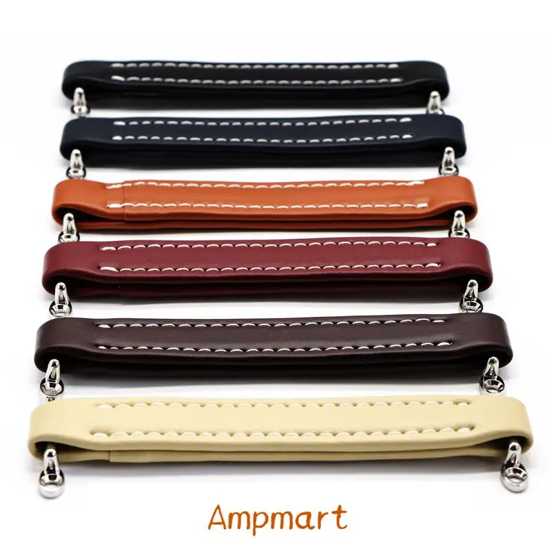 Guitar Amplifier Handles Vintage Style Leather Handles for Guitar Wood Cabinets Hardware Handles 1PC