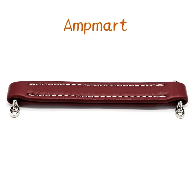 Guitar Amplifier Handles Vintage Style Leather Handles for Guitar Wood Cabinets Hardware Handles 1PC