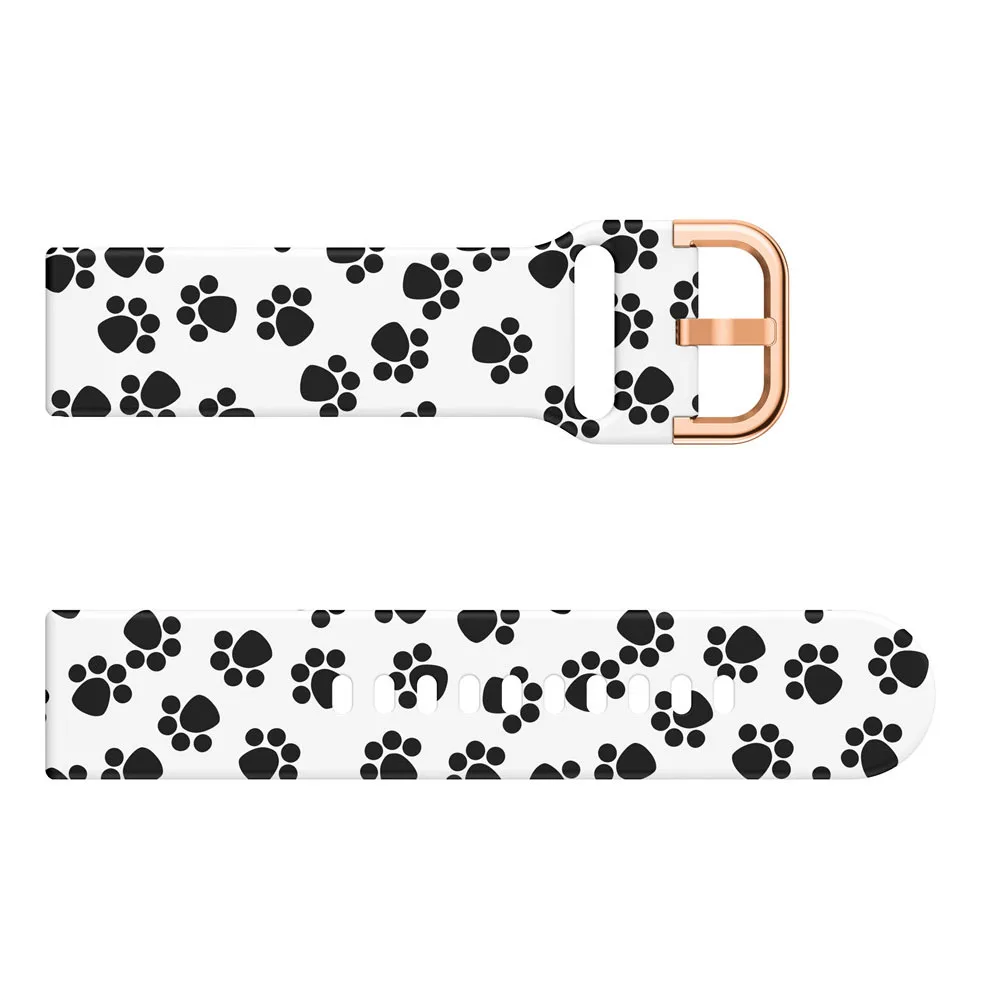 Silicone Original 20mm band Strap For Samsung Galaxy Watch Active 2 40/44mm / 3 41mm smartwatch wristband For Huawei GT 2 42mm