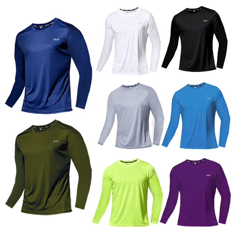 Multicolor Quick Dry Short Sleeve Sport T Shirt Gym Jerseys Fitness Shirt Trainer Running T-Shirt Men's Breathable Sportswear