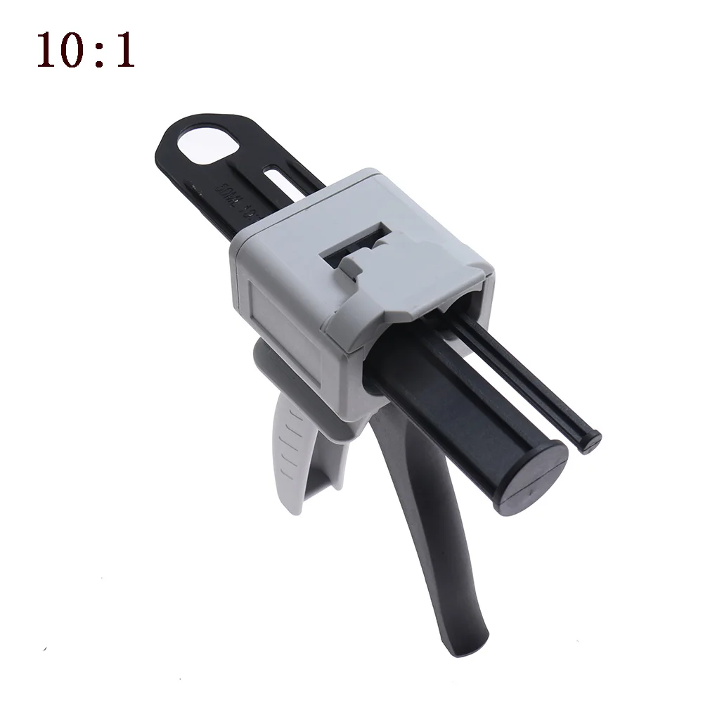 50ml Two Component AB Epoxy Sealant Glue Gun1:1 2:1 Applicator Glue Adhensive Squeeze Mixed Manual Caulking Gun Dispenser