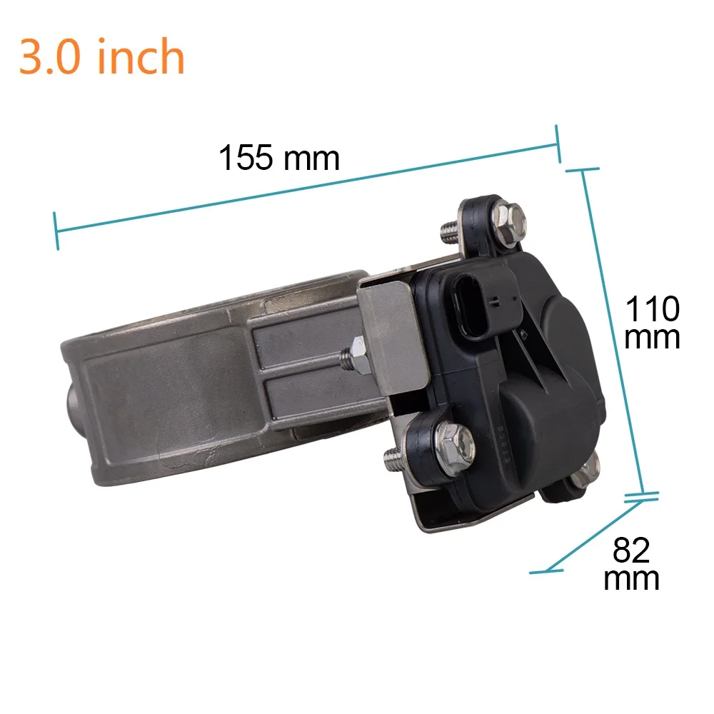 Electric Exhaust Control Valve 2"/2.36"/2.5"/2.75"/3" Inch Exhaust Control Valve - Low Pressure For Exhaust Catback Downpipe
