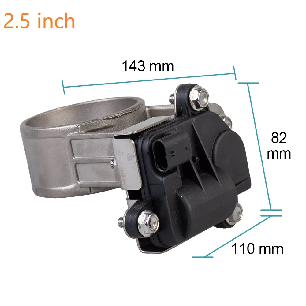 Electric Exhaust Control Valve 2"/2.36"/2.5"/2.75"/3" Inch Exhaust Control Valve - Low Pressure For Exhaust Catback Downpipe