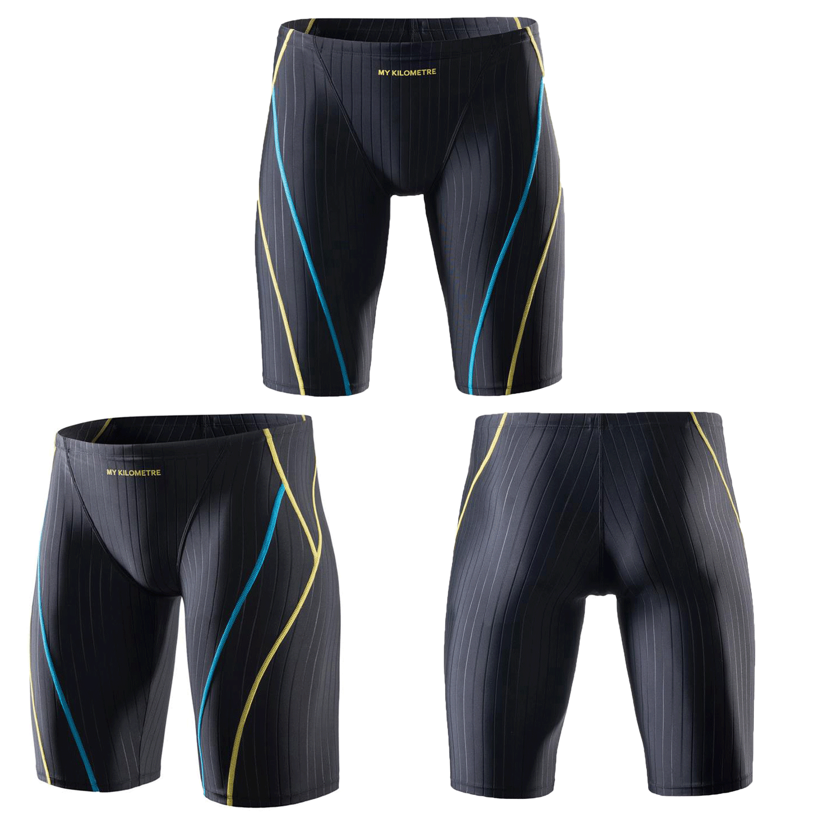Man Swimming Shorts Uv Protection Endurance Athletic Training Swimsuit Racing Summer Swimming Tight Shorts Swimwear