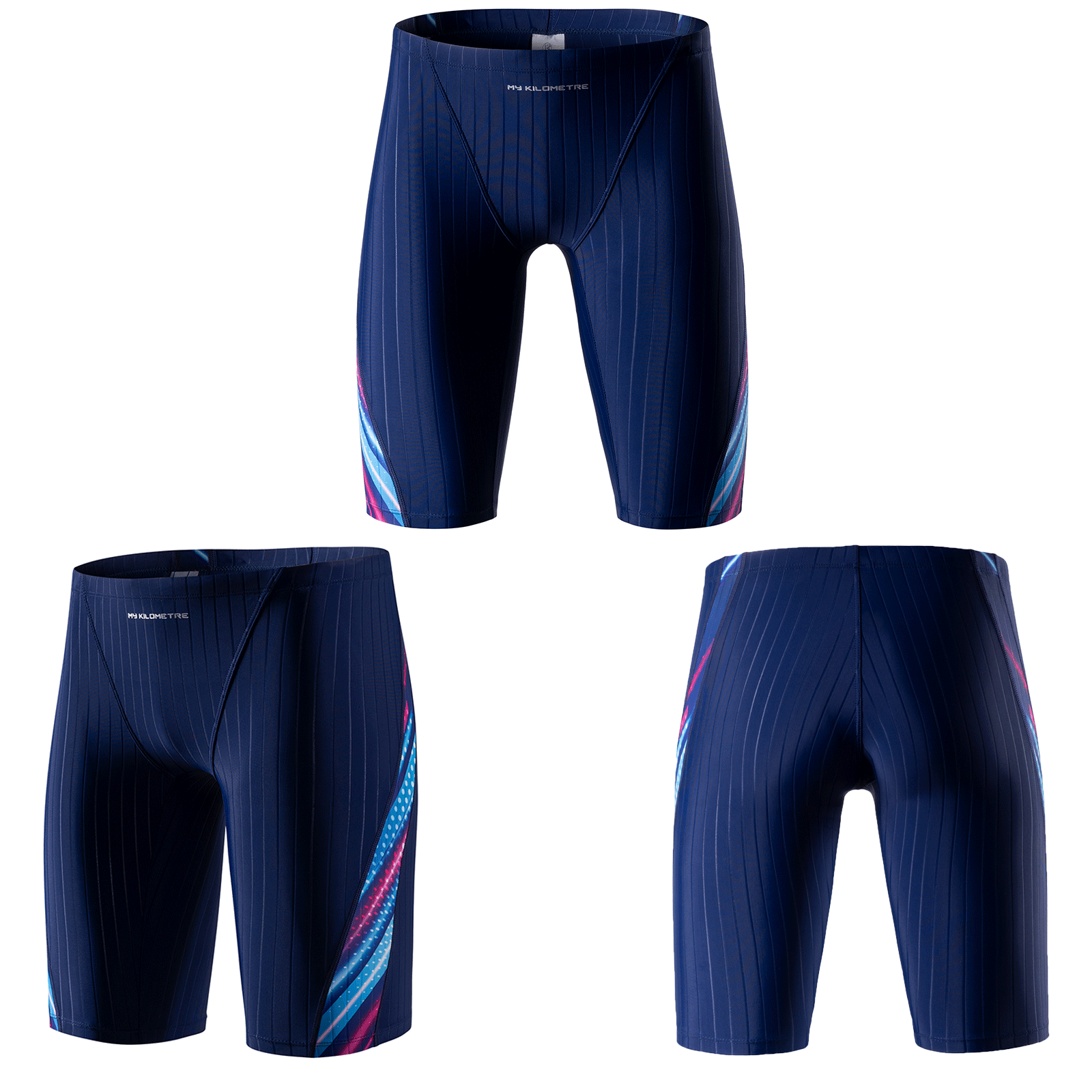 Man Swimming Shorts Uv Protection Endurance Athletic Training Swimsuit Racing Summer Swimming Tight Shorts Swimwear