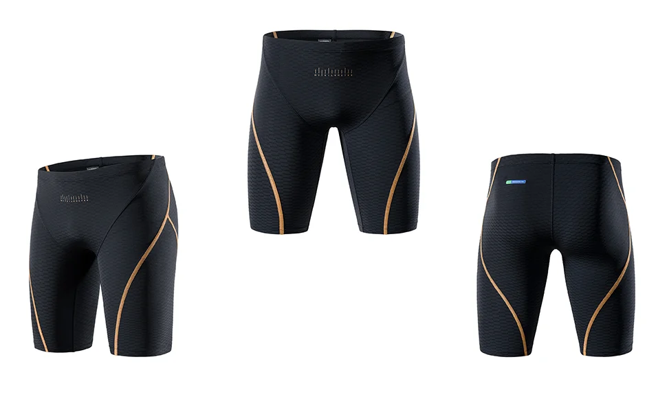 Man Swimming Shorts Uv Protection Endurance Athletic Training Swimsuit Racing Summer Swimming Tight Shorts Swimwear