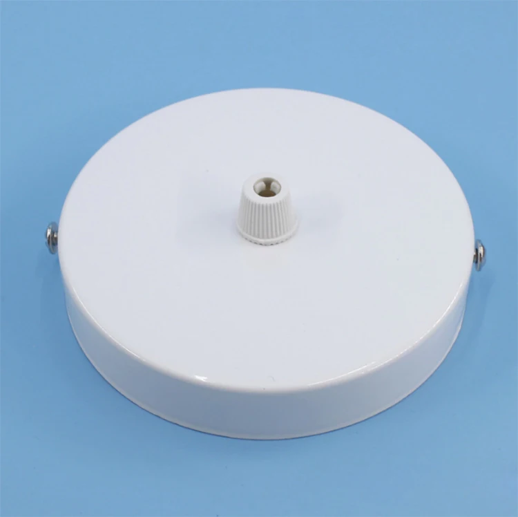 Ceiling Plate Hanging 8/10/12cm Chassis Base Retro Lamp Bases Iron Pendant Lamp Fixture Ceiling Fittings DIY Lock Wire Lamp Base