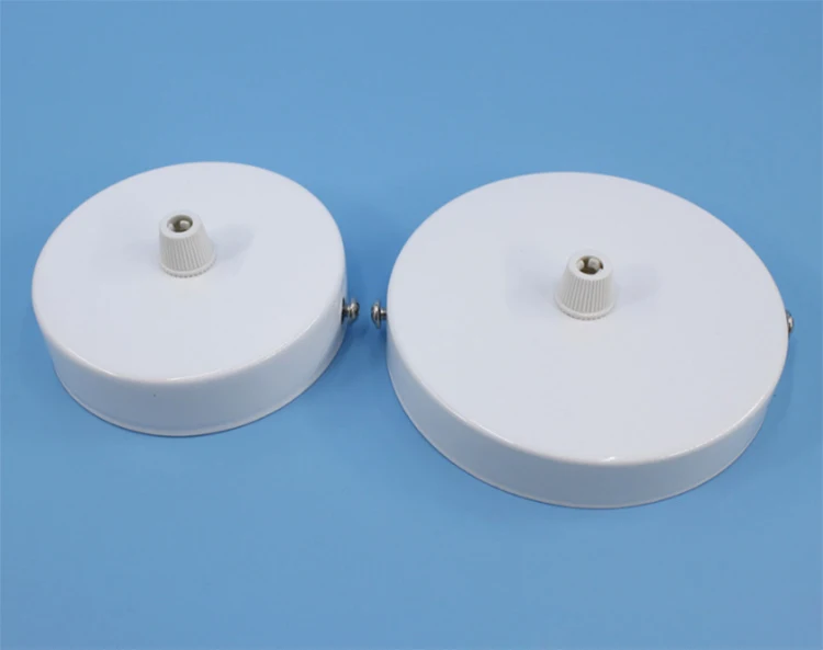 Ceiling Plate Hanging 8/10/12cm Chassis Base Retro Lamp Bases Iron Pendant Lamp Fixture Ceiling Fittings DIY Lock Wire Lamp Base