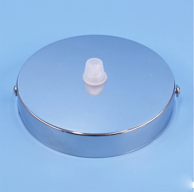 Ceiling Plate Hanging 8/10/12cm Chassis Base Retro Lamp Bases Iron Pendant Lamp Fixture Ceiling Fittings DIY Lock Wire Lamp Base