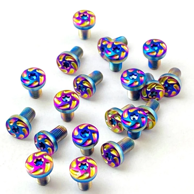 1911 Grips Screws Stainless Steel CNC T8 Plum Screw 1911 Roasting Blue Grip Nail
