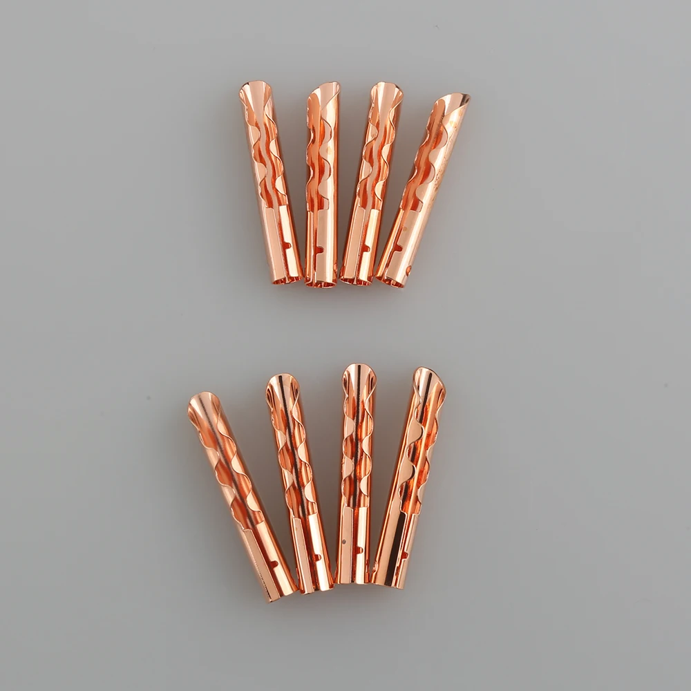 High Quality Pure Copper BFA 4mm Z-Type Banana Plug Speaker Cable Connector