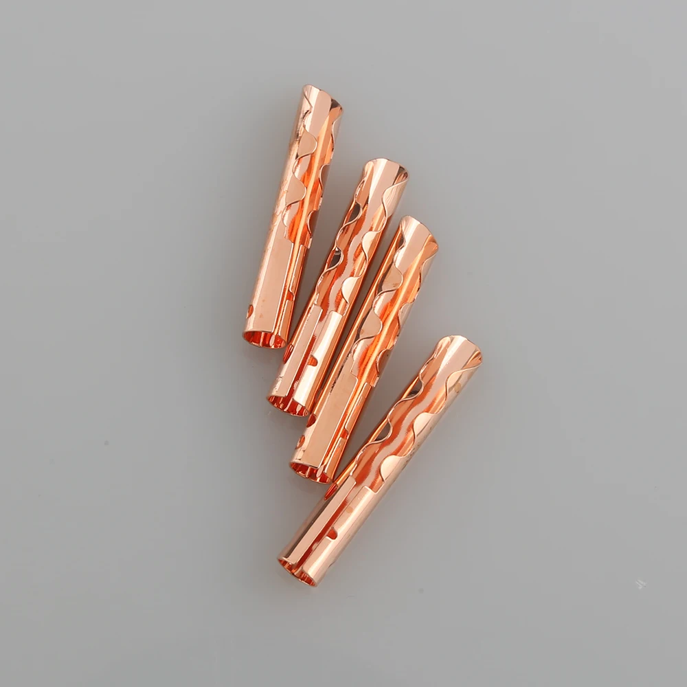 High Quality Pure Copper BFA 4mm Z-Type Banana Plug Speaker Cable Connector