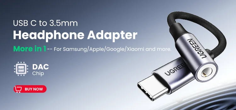 UGREEN RCA to 6.5mm 6.35mm 1/4 Adapter Gold Plated Pure Copper 6.5mm Male to RCA Female to Jack TS Mono Adapter Audio Connector