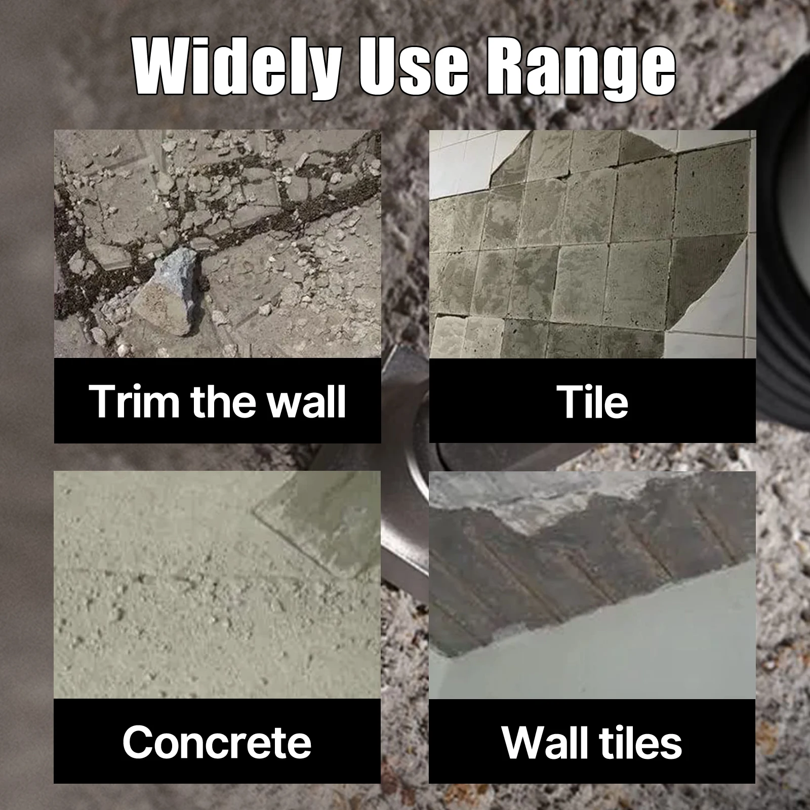 12/16Teeth SDS PLUS Shank Electric Hammer Carbide Chisel Drill Bit For Gouging The Surface Of Concrete Cement Wall Slab Viaduct
