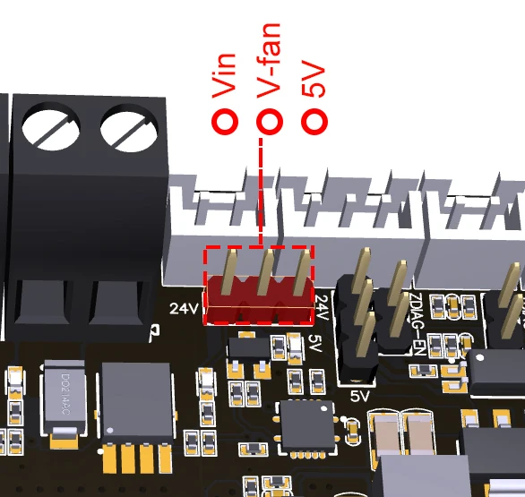 FYSETC E4 Board with Built-in Wi-Fi and Bluetooth 4 pcs TMC2209 240MHz 16M Flash 3D Printer Control Board Based for 3D Printer