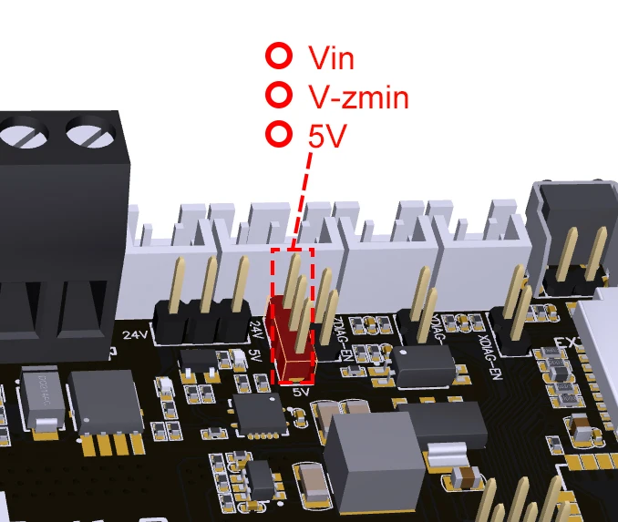 FYSETC E4 Board with Built-in Wi-Fi and Bluetooth 4 pcs TMC2209 240MHz 16M Flash 3D Printer Control Board Based for 3D Printer