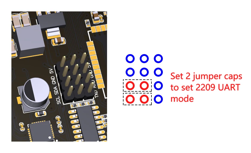 FYSETC E4 Board with Built-in Wi-Fi and Bluetooth 4 pcs TMC2209 240MHz 16M Flash 3D Printer Control Board Based for 3D Printer