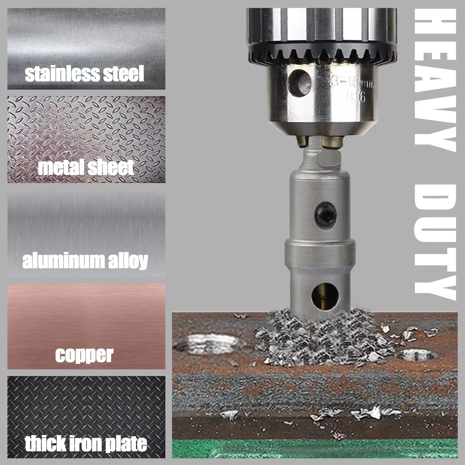 1Pc TCT Hole Saw Carbide Tipped Hole Cutter With Steel-Plated Pilot Drill Bit For Metal Stainless Steel Iron And Wood Hole Saw