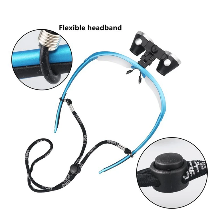 3.5X Loupe Magnifier Binoculars Professional Magnifying Glasses Lupa Third Hand Increa++se Lens for Repairing