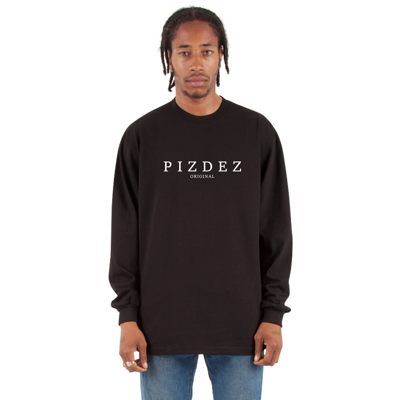 Top Male PIZDEZ ORIGINAL T-Shirt Summer Fashion Mens Tee Casual Knitting Loose Tee-Shirt For Unisex Cotton Top