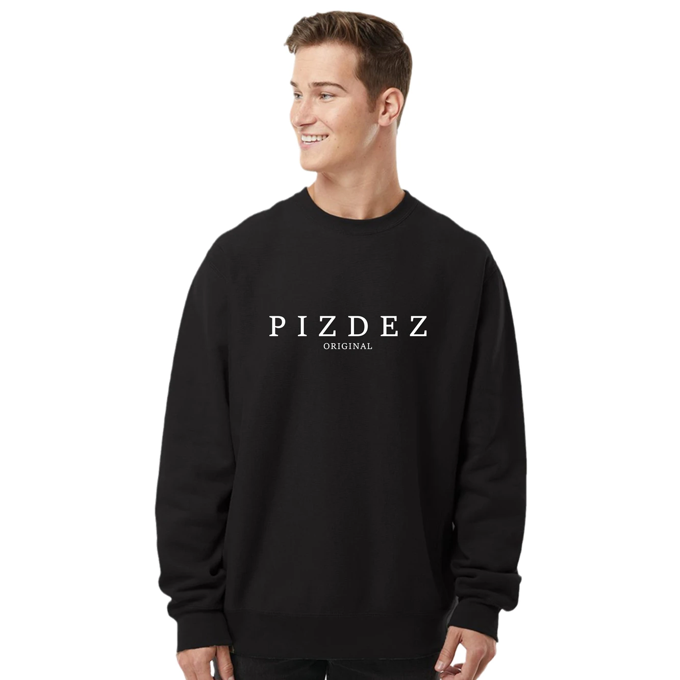 Top Male PIZDEZ ORIGINAL T-Shirt Summer Fashion Mens Tee Casual Knitting Loose Tee-Shirt For Unisex Cotton Top